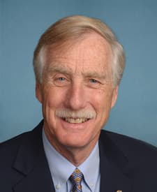 Official portrait of Angus Stanley King