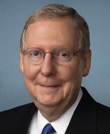 Official portrait of Mitch McConnell